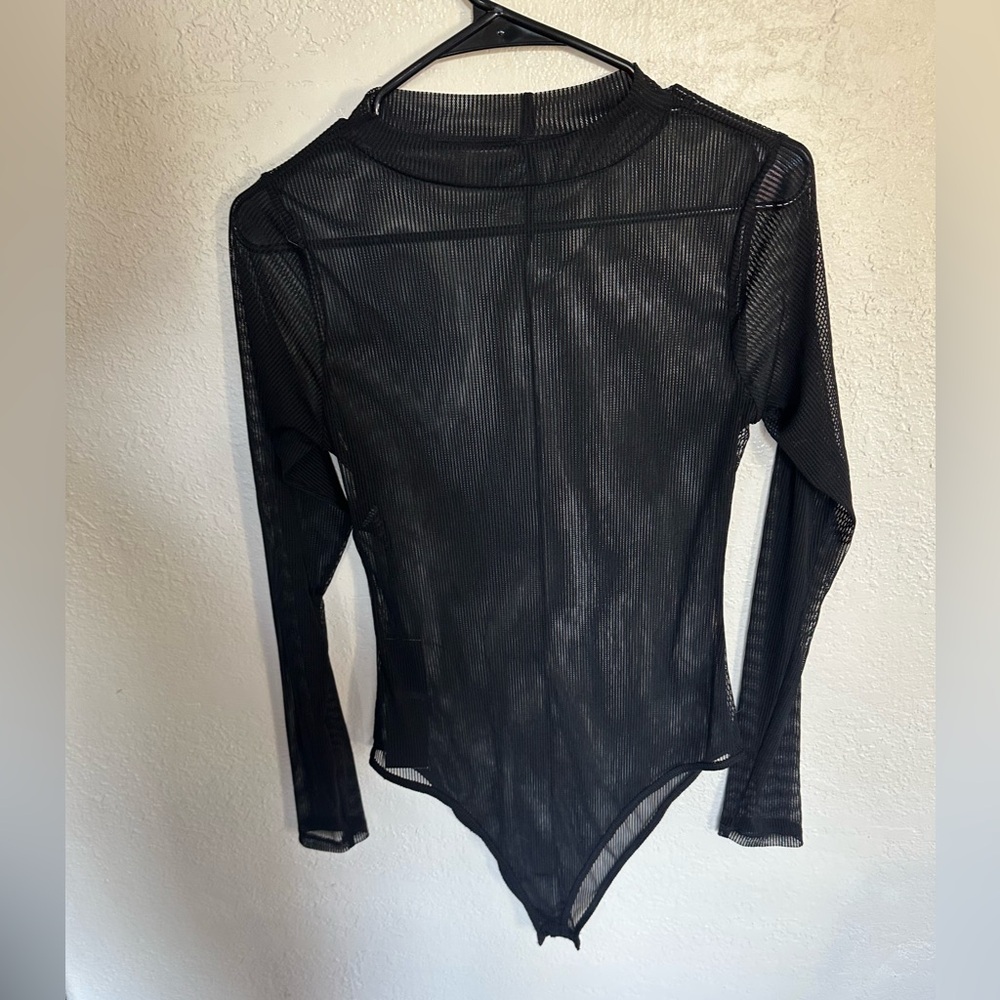 Disturbia Black Mesh Bodysuit NWT - Picture 5 of 9